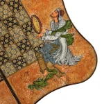 تخته نرد خاتم طرح رقص مهربانی - Image 8