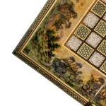 تخته نرد خاتم طرح جمع درباریان