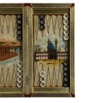 تخته نرد خاتم طرح هزار نقش - Image 7
