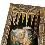 تابلو نرد خاتم طرح پرواز آفرینش - Image 4