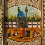 تخته نرد خاتم طرح اصفهان و ابنیه کد 6540 m - Image 6
