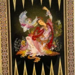 تابلو نرد خاتم طرح پرواز آفرینش - Image 5