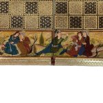 تخته نرد خاتم طرح آواز درباری و چوگان - Image 6