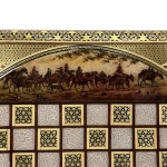 تخته نرد خاتم طرح رخسار اصفهان - Image 11