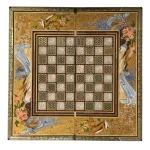 تخته نرد خاتم طرح چشمان غزالی - Image 2