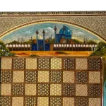 تخته نرد خاتم طرح اصفهان کد 6536 m - Image 8