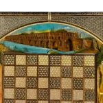 تخته نرد خاتم طرح اصفهان کد 6536 m - Image 9