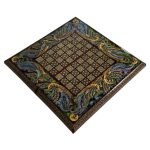 تخته نرد خاتم طرح سیمرغ کد 6028 m - Image 6