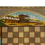تخته نرد خاتم طرح اصفهان کد 6536 m - Image 10