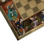 تخته نرد خاتم طرح محفل فراحصن - Image 13