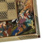 تخته نرد خاتم طرح محفل فراحصن - Image 18