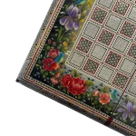 تخته نرد خاتم مگنتی گل و مرغ کد 6591 m - Image 6