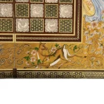 تخته نرد خاتم طرح چشمان غزالی - Image 9