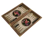 تخته نرد خاتم طرح پرنده بهار - Image 3