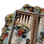 تخته نرد خاتم 60 کنگره ای طرح سواران سرنوشت - Image 4