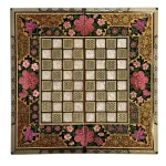 تخته نرد خاتم طرح پرنده بهار - Image 2