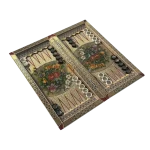 تخته نرد خاتم مگنتی طرح گل نقش - Image 5