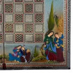تخته نرد خاتم مگنتی طرح آینه فریب - Image 9