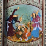 تخته نرد خاتم مگنتی طرح آینه فریب - Image 5