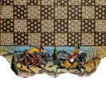 تخته نرد خاتم 60 کنگره ای طرح سواران سرنوشت - Image 10