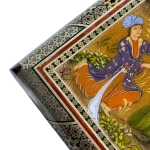 تخته نرد خاتم مگنتی طرح آینه فریب - Image 12