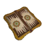 تخته نرد خاتم دالبر تذهیب طرح لاله دیار - Image 3