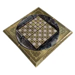 تخته نرد خاتم طرح شهر نور - Image 7