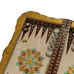 تخته نرد خاتم دالبر تذهیب طرح لاله دیار - Image 7
