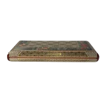 تخته نرد خاتم مگنتی گل و مرغ کد 6591 m
