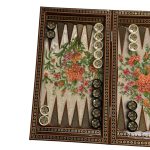 تخته نرد خاتم سه کاره طرح نیلساه - Image 5