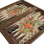 تخته نرد خاتم سه کاره طرح نیلساه - Image 6