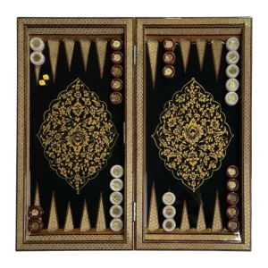تخته نرد خاتم پرداز طرح زرآیین
