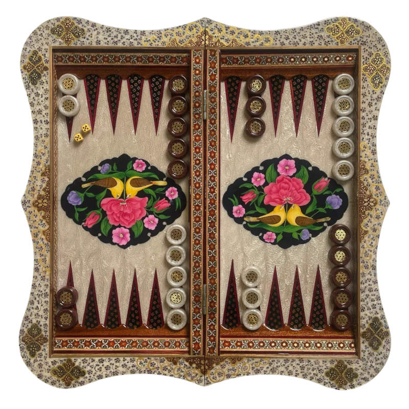 Photoroom_20260404_121902-800x800 تخته نرد دالبر خاتم طرح گل و مرغ کد 7224 m