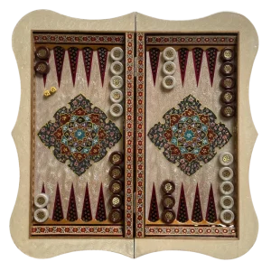 تخته نرد دالبر خاتم تذهیب طرح ایپک