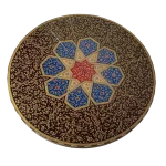 تخته نرد خاتم گرد 60 سانتی تذهیب - Image 5
