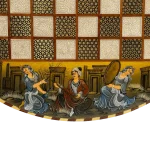 تخته نرد خاتم گرد 60 طرح بزم خسروانی - Image 10