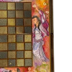تخته نرد خاتم طرح شور شرقی - Image 7