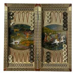تخته نرد خاتم چوگان کد 6832 m