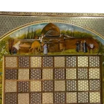 تخته نرد خاتم طرح کوچه های کهن - Image 6
