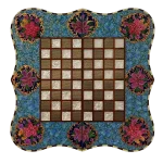 تخته نرد خاتم دالبر طرح لونیسا - Image 2