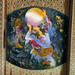 تخته نرد خاتم طرح افسون طبیعت - Image 5