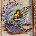 تخته نرد خاتم طرح چنگ‌ افسون - Image 6