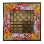 تخته نرد خاتم طرح شور شرقی - Image 2