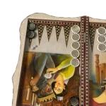 تخته نرد خاتم دالبر 70 سانتی طرح شاه‌نگار - Image 3