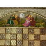 تخته نرد خاتم طرح رقص دل - Image 8