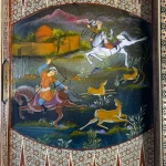 تخته نرد خاتم چوگان کد 6832 m - Image 5