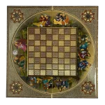 تخته نرد خاتم طرح رقص دل - Image 2